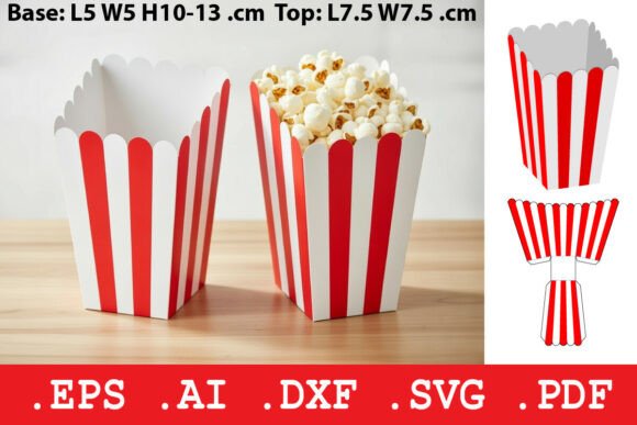 Create Nostalgic Moments with a Classic Popcorn Box Template