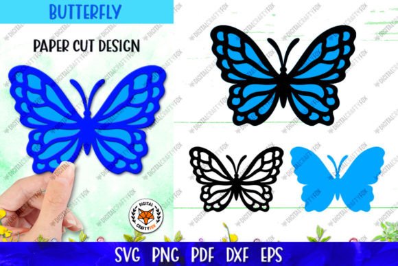Stunning 3D Butterfly SVG & Paper Cut Designs for Crafts
